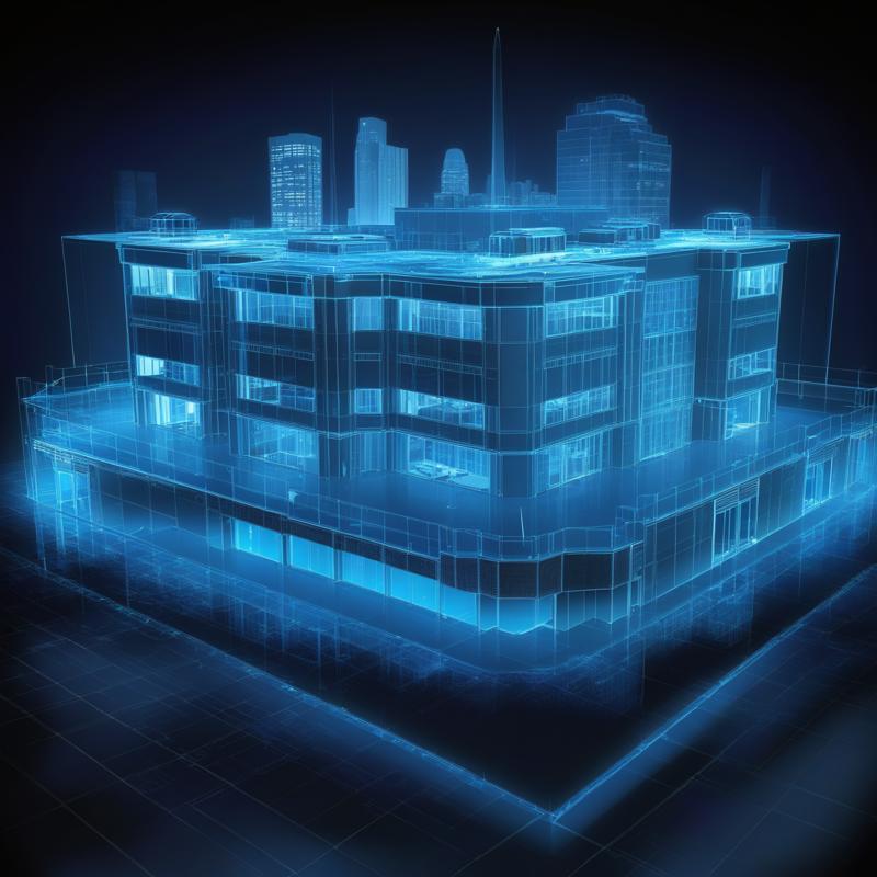 10597-1234930754-(((masterpiece))),(((best quality))),((ultra-detailed)),quanxi3d,  a holographic projection of a building,with blue glowing stra.png